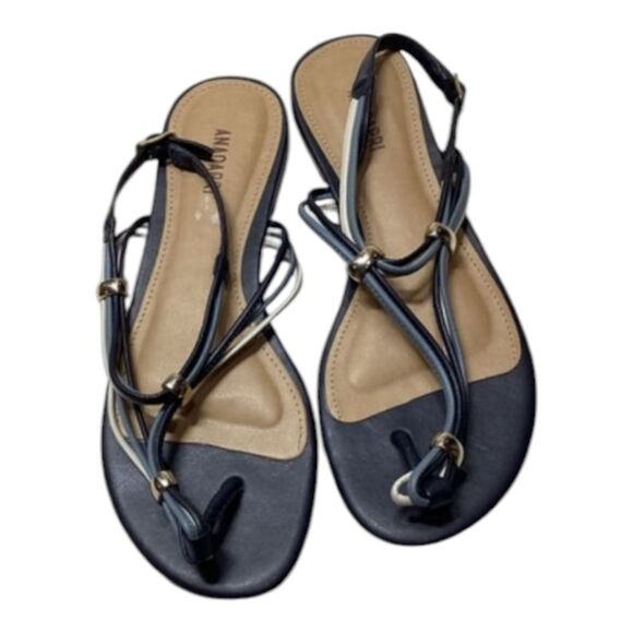 Anacapri Sandals‎ Navy Blue Size EU 39 - Picture 1 of 6